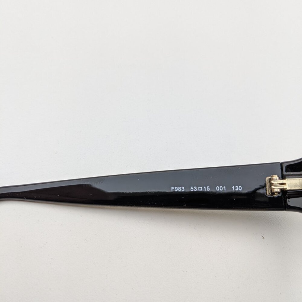 🕶️Made in Italy! Fendi F983 Black Eyeglasses 53/15 130 | EUT432🕶️ - Picture 6 of 11